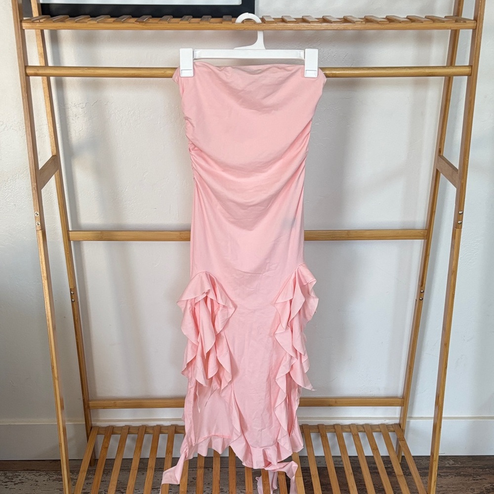 Finesse Soft Pink Strapless Dress
